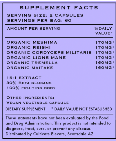 6mix Mushroom Capsules