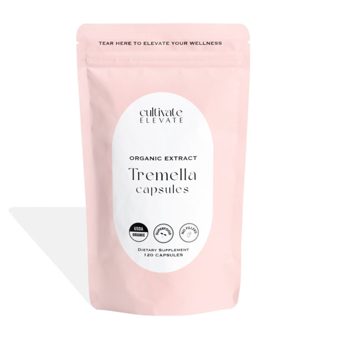 Organic Tremella Mushroom Capsules - The Beauty Mushroom